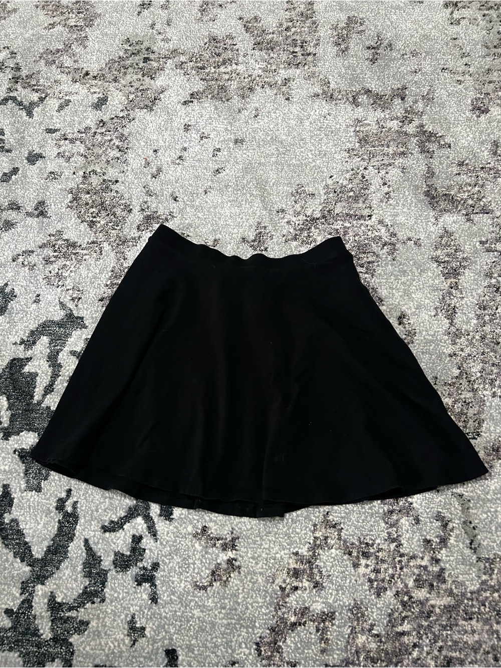 Forever 21 Black Circle Skater Skirt